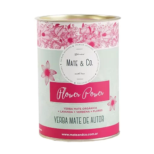 Blend Yerba Flower Power Lata x 220 g MATE Y CO