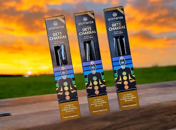 Sahumerios SIETE CHAKRAS x 7u AROMANZA