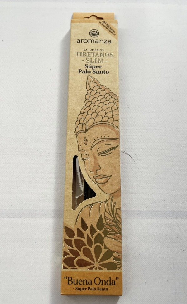 Sahumerios TIBETANOS SLIM Super Palo Santo x 10 uni AROMANZA