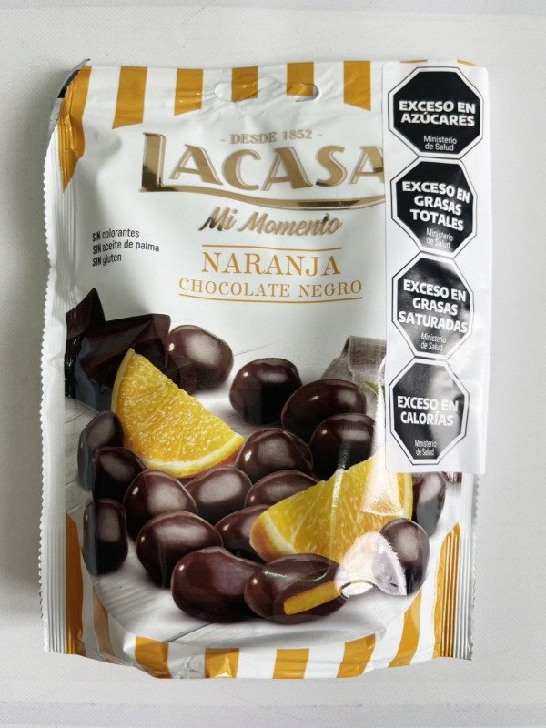 NARANJA con chocolate SIN TACC x 125g LACASA