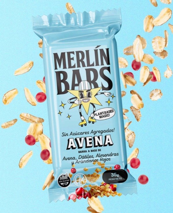 BARRA Avena y Dátiles SIN TACC 35 gr x 12 UNI - MERLIN FOODS