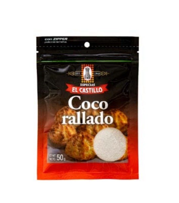 COCO RALLADO sobre x 50g PARA REPOSTERIA EL CASTILLO