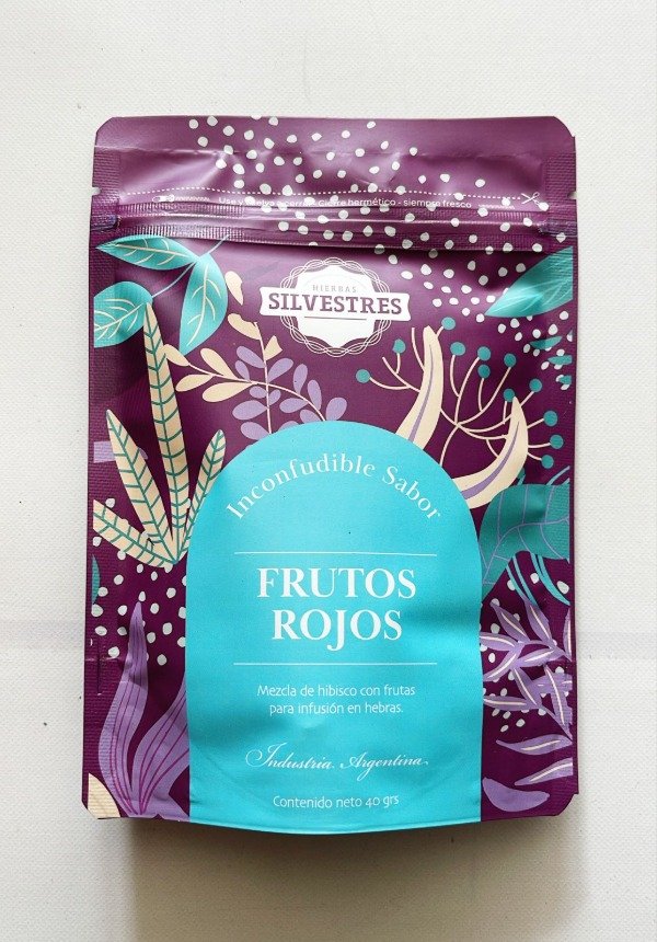 MEZCLA de hebras FRUTOS ROJOS x 40 grs HIERBAS SILVESTRES