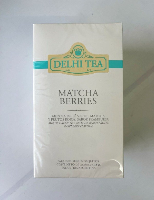 TÉ MATCHA BERRIES x 20 saquitos DELHI TEA