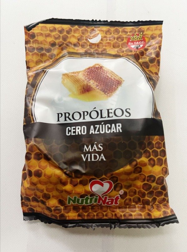 CARAMELOS PROPÓLEOS cero azúcar x 10 uni NUTRINAT