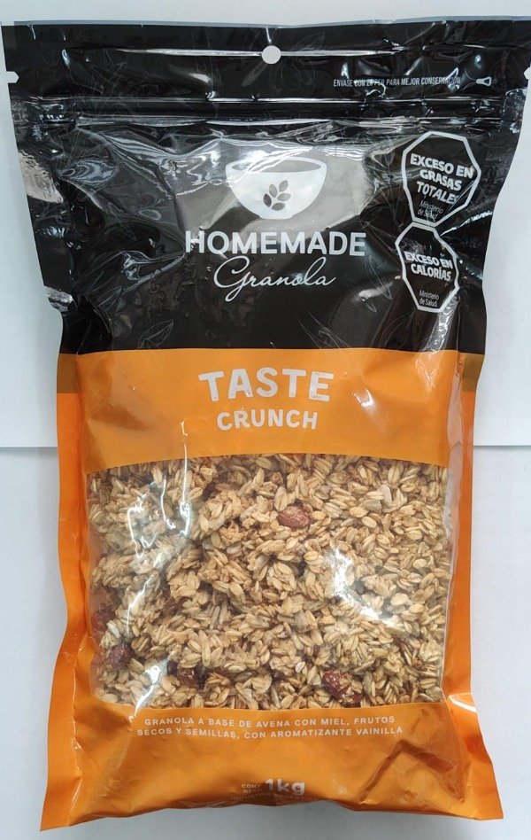Granola TASTE CRUNCH con miel SIN AZUCAR x 1KG HOMEMADE