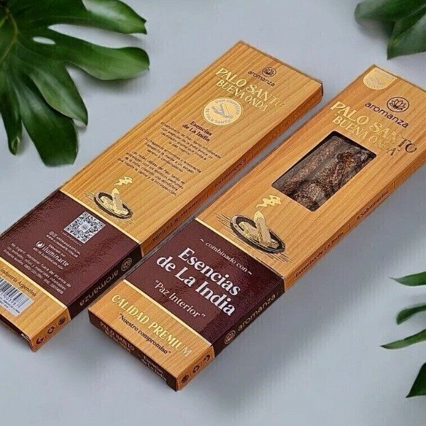 Sahumerio PALO SANTO Buena Onda PALO SANTO/ESENCIAS DE LA INDIA x 8 uni AROMANZA