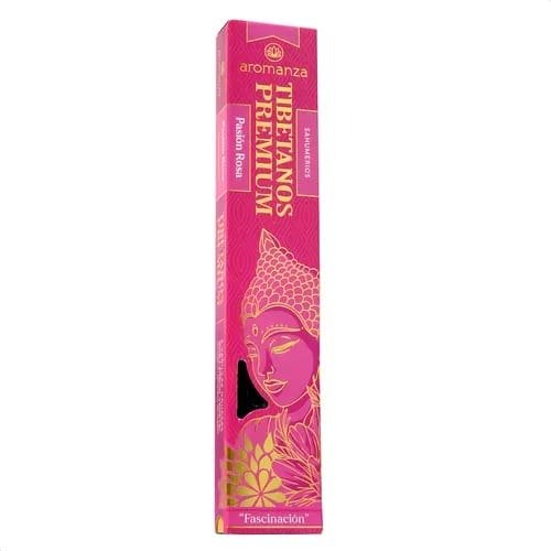 Sahumerios TIBETANOS PREMIUM PASION ROSA x 8 uni AROMANZA