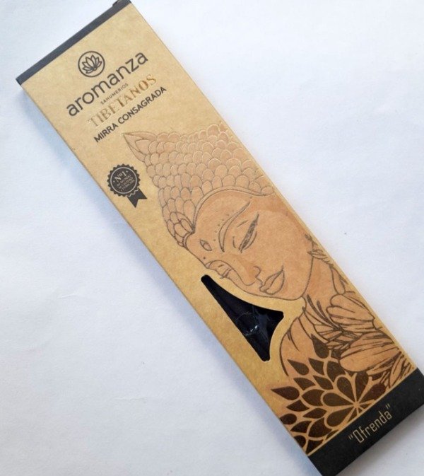 Sahumerios TIBETANOS MIRRA CONSAGRADA x 8 uni AROMANZA