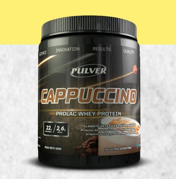 CAPPUCCINO PROLAC WHEY PROTEIN SIN TACC x 500g PULVER