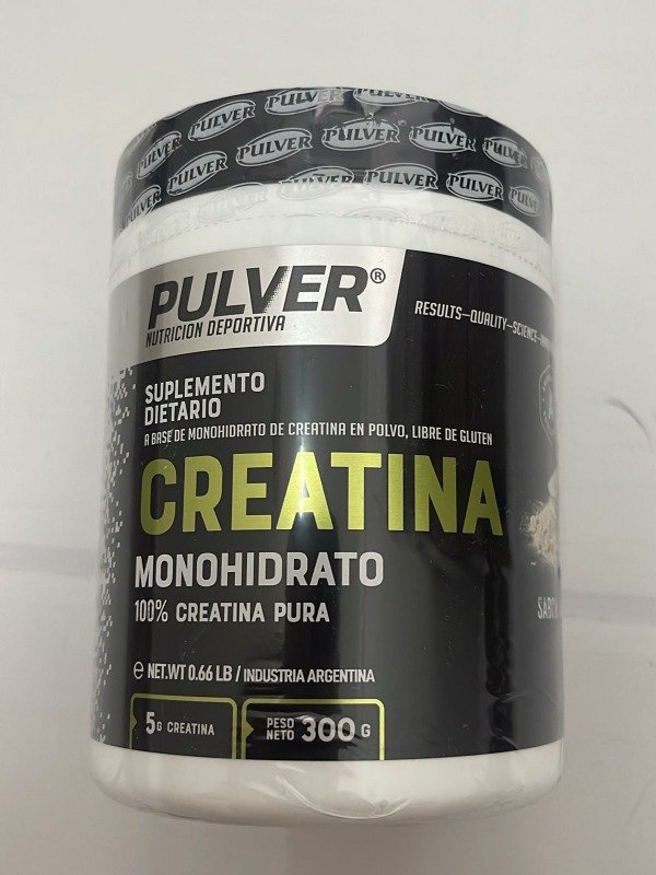 MONOHIDRATO de CREATINA SIN TACC x 300g PULVER