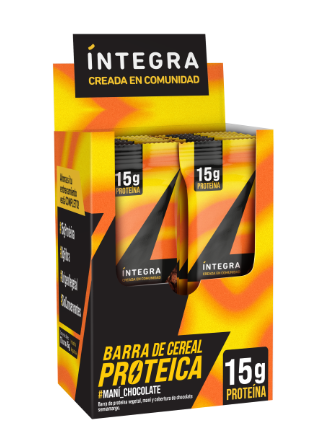 Barra PROTEICA x 45gr MANI - CHOCOLATE INTEGRA