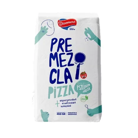 PREMEZCLA para PIZZA x 450gr SIN TACC c/PSYLLUM HUSK DICOMERE