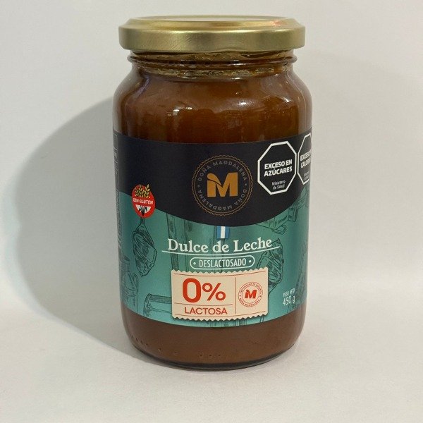 Dulce de leche DESLACTOSADO sin tacc 450 gr - DOÑA MAGDALENA
