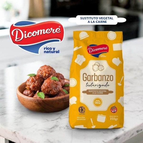Garbanzo Texturizado SIN TACC x 350gr DICOMERE