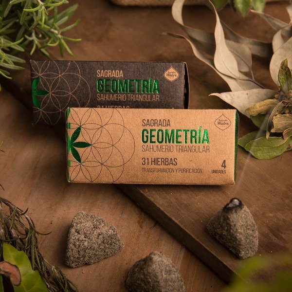 Sahumerio triangular 31 hierbas SAGRADA MADRE