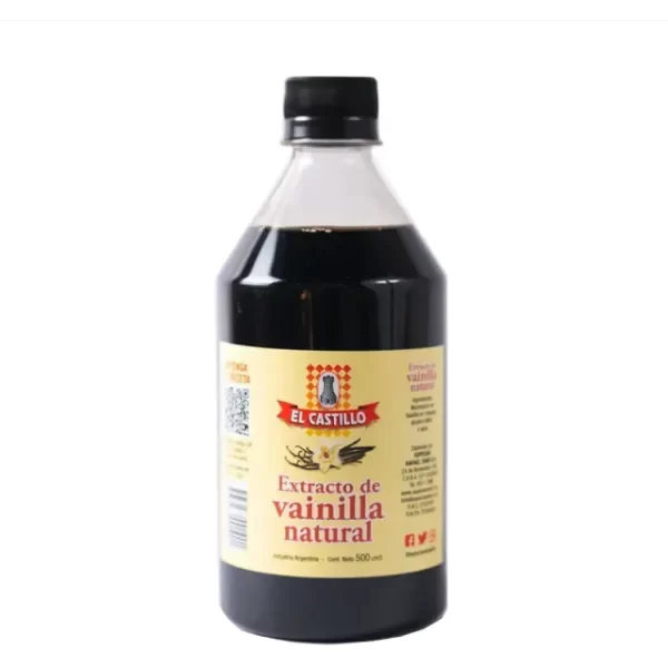Extracto de vainilla liquida natural x 500cc EL CASTILLO