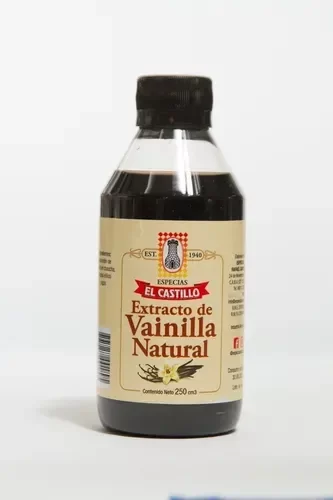Extracto de vainilla liquida natural x 250cc EL CASTILLO