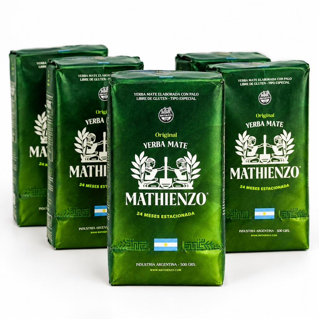 PACK x 12 uni  YERBA mate Agroecológica SIN TACC x 500g MATHIENZO