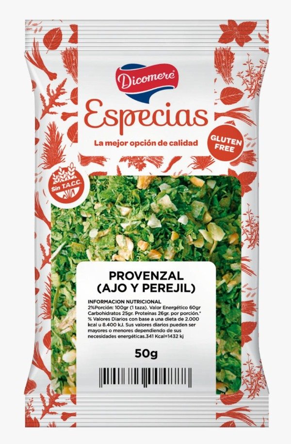 Provenzal Sin TACC sobres x 50gr Dicomere