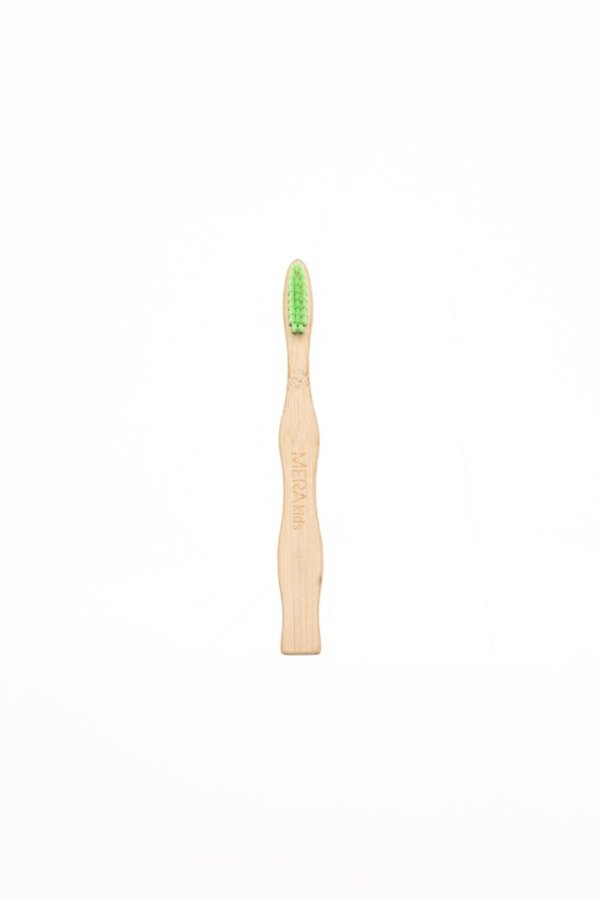 KIDS Cepillo VERDE cerdas suaves MERAKI