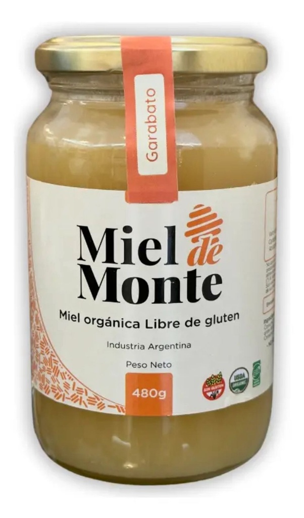 Miel Orgánica Garabato x 480gr MIEL DE MONTE