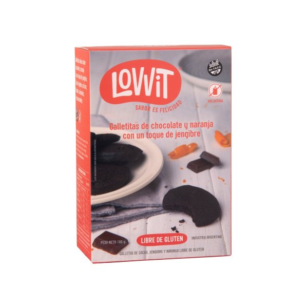 Galletita de chocolate con Naranja sin T.A.C.C Lovvit