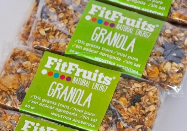 Pack x 10 Barras de Granola x 60g FITFRUITS