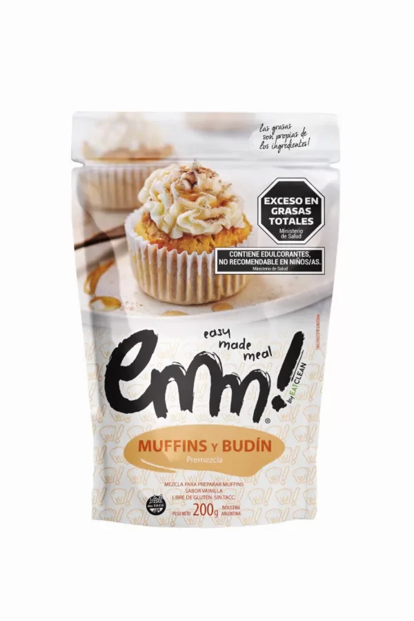 Muffins y Budín Premezcla SIN TACC x 200g EMM