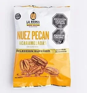 Nueces Pecán Acarameladas x 70g SIN TACC LA REINA
