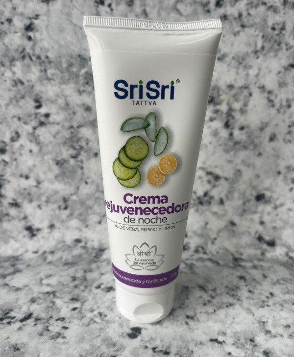 Crema REJUVENECEDORA de NOCHE x 100g SRI SRI