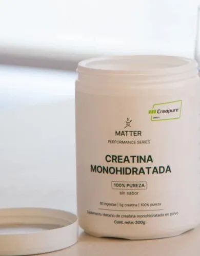 CREATINA MONOHIDRATADA Sin sabor x 300g MATTER