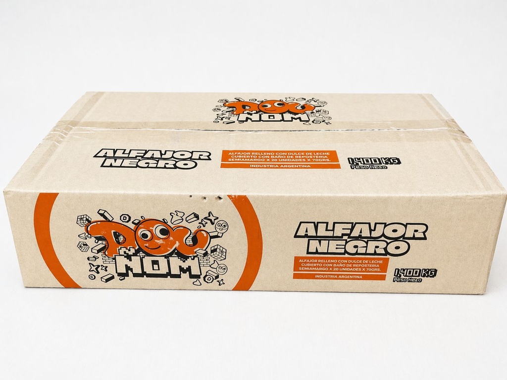 30% DTO (Vto. 14/7/26) - CAJA de Alfajores NEGRO DOU ÑOM x 20u