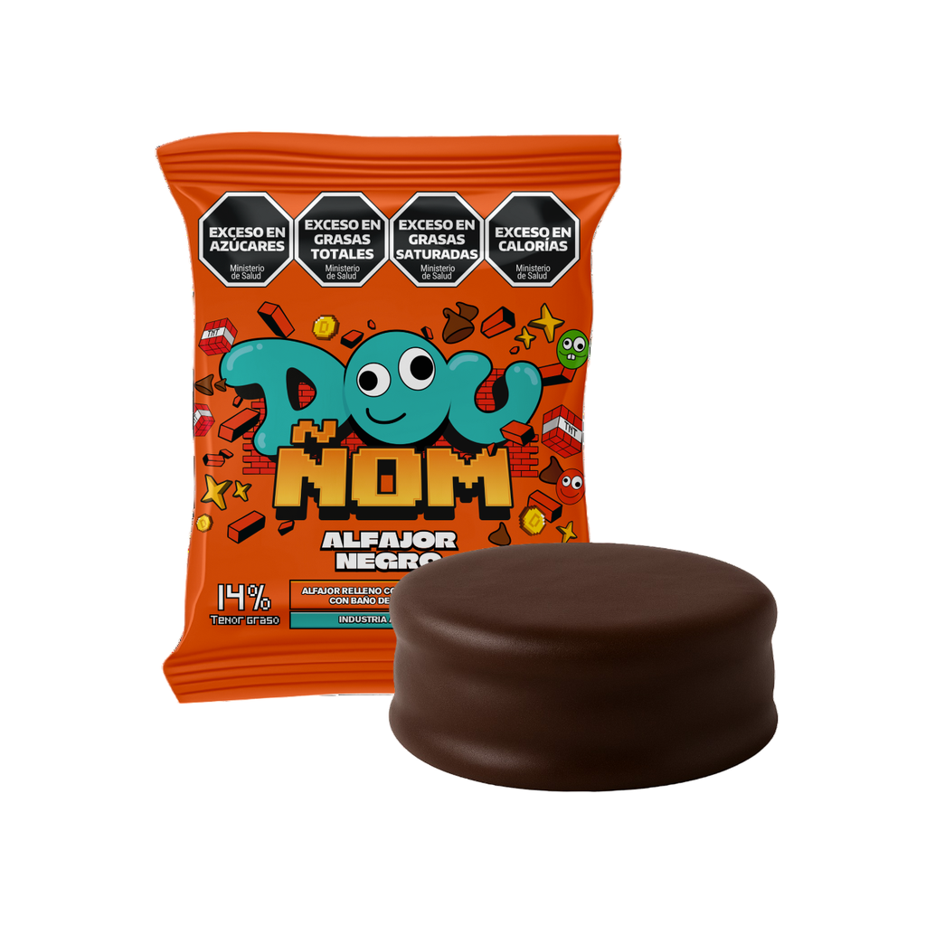 Alfajor NEGRO DOU ÑOM x 12 Ud.