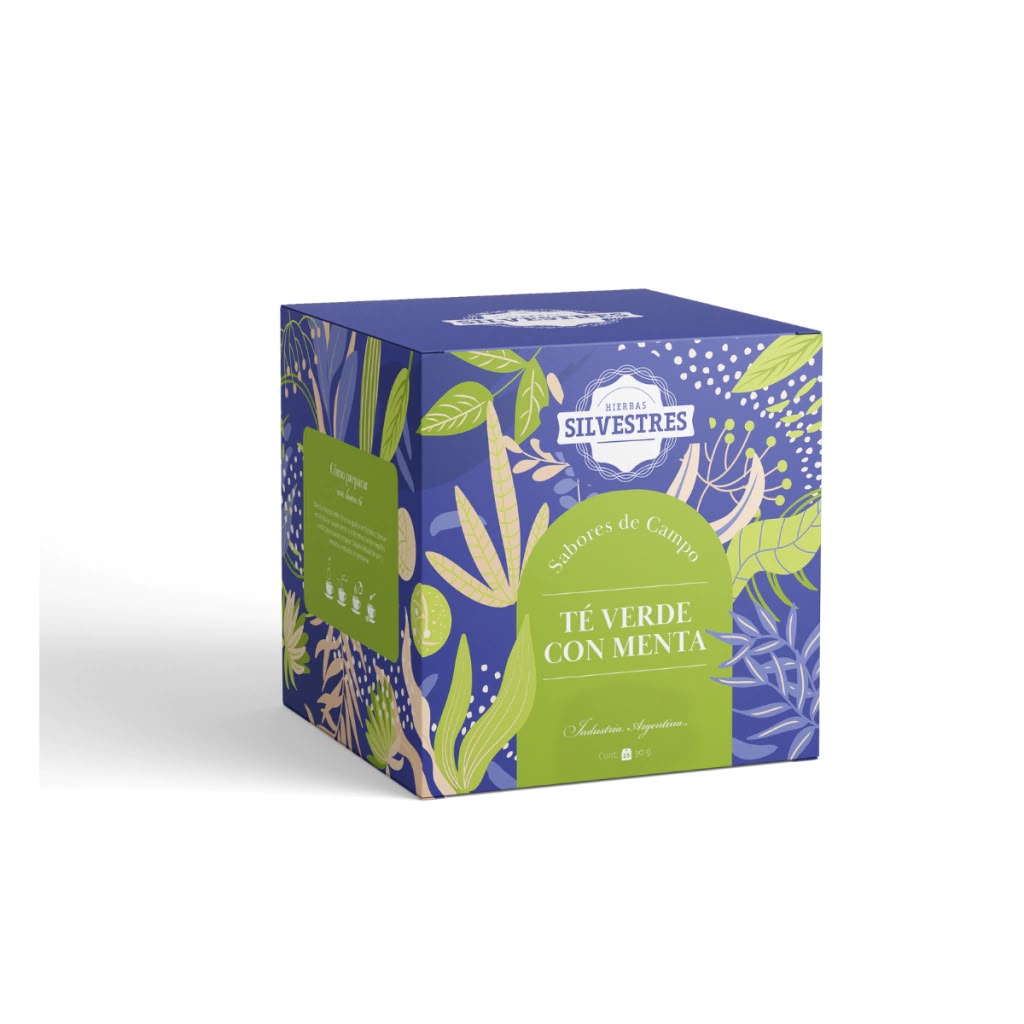 Té verde con menta x 15 Saquitos HIERBAS SILVESTRES