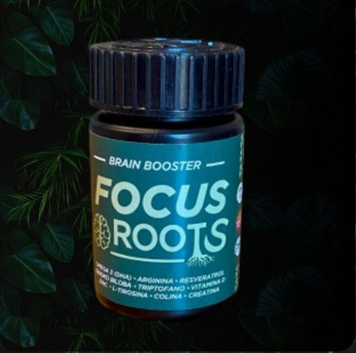 Suplemento FOCUS ROOTS  x 60 cápsulas SIN TACC NATURAL ROOTS