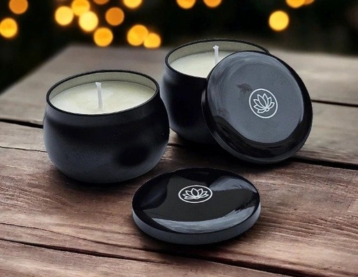 VELA lata negra AROMA PAPAYA TROPICAL x 120GR AROMANZA