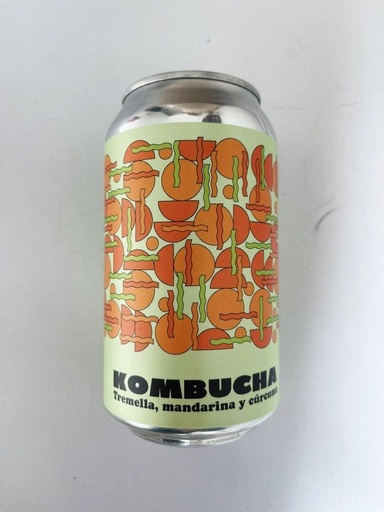 KOMBUCHA Tremella, mandarina y cúrcuma x 354 ml COLOREADA