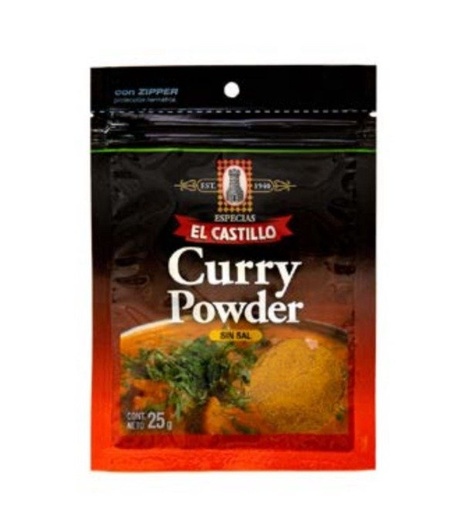 CURRY POWDER sobre x 25g EL CASTILLO