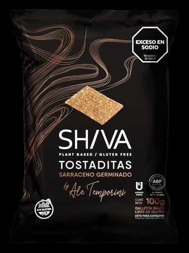 [SHIVA22064423] Tostaditas SARRACENO GERMINADO Sin Tacc x 100g SHIVA