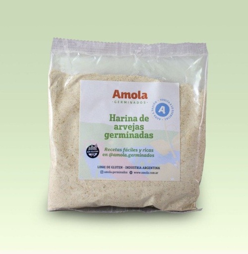 [AMOLA21647655] PROMO 2X1 Harina de ARVEJAS GERMINADAS x 250g SIN TACC AMOLA