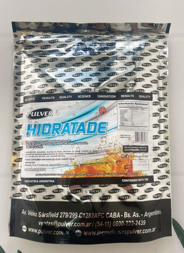 [PULVE21644422] HIDRATADE sabor naranja SIN TACC x 1kg  PULVER