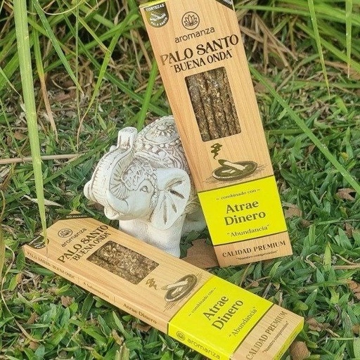 [AROMA21163896] Sahumerios PALO SANTO Buena Onda PALO SANTO/ATRAE DINERO x 8 uni AROMANZA