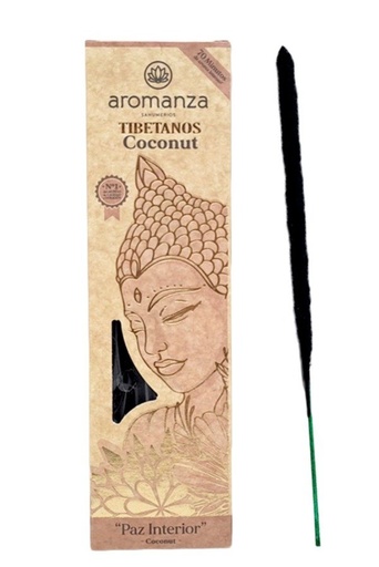 [AROMA21116590] Sahumerios TIBETANOS COCONUT x 8 uni AROMANZA