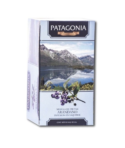 [DROGU20833348] TÉ de ARANDANO PATAGONIA x 20 saquitos PATAGONIA