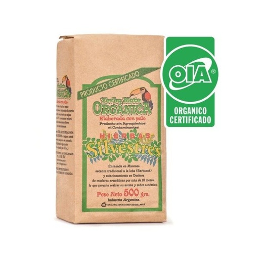 [DROGU20292716] YERBA MATE Hierbas Silvestres ORGÁNICA X 500G DROGUERIA ARGENTINA