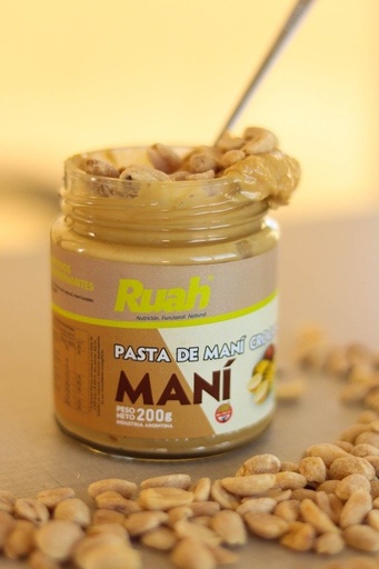 [RUAH19023824] Pasta de maní con CROCANTE de maní SIN TACC x 200g RUAH