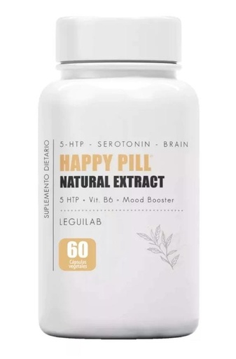 [LEGUI18682171] HAPPY PILL suplemento dietario natural SIN TACC  x 60 cápsulas LEGUILAB