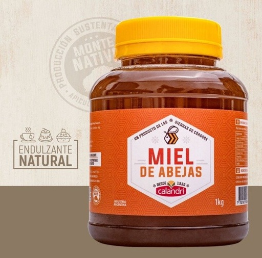 [CALAN16971361] MIEL de abejas x 1kg CALANDRI