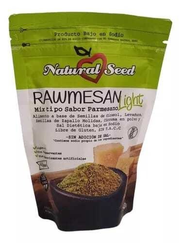[NATUR13319552] Rawmesan Mix Vegano LIGHT, BAJO EN SODIO, Sin TACC x 150gr NATURAL SEED